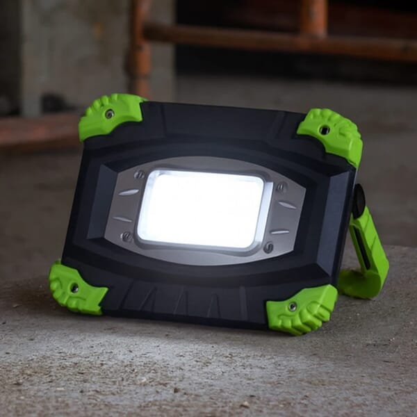 FISCHER & HONSEL MULTIGLOW RECHARGABLE OUTDOOR SPOTLIGHT WITH POWERBANK 8W