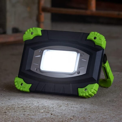FISCHER & HONSEL MULTIGLOW RECHARGABLE OUTDOOR SPOTLIGHT WITH POWERBANK 8W
