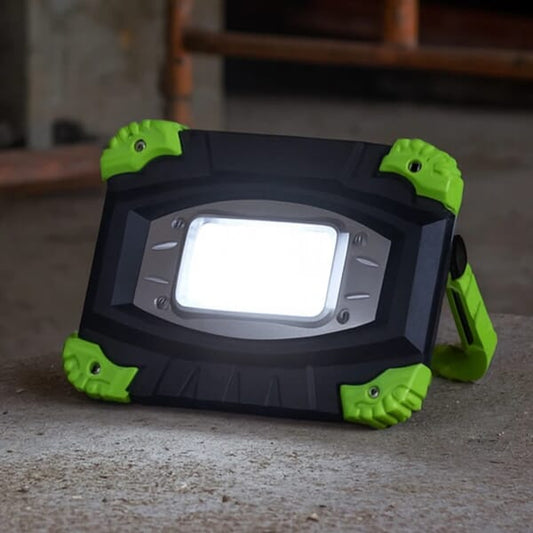 FISCHER & HONSEL MULTIGLOW RECHARGABLE OUTDOOR SPOTLIGHT WITH POWERBANK 8W