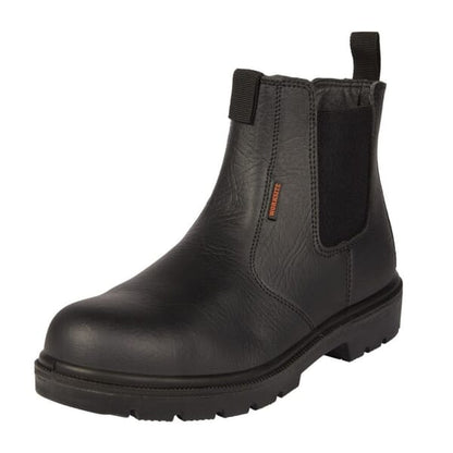 SS600 BLACK SAFETY DEALER BOOT - BLACK