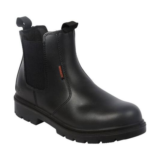 SS600 BLACK SAFETY DEALER BOOT - BLACK