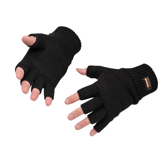 PORTWEST FINGERLESS KNIT GLOVES