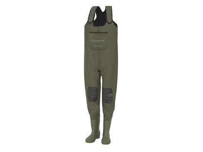KINETIC NEOGAITER CHEST-HIGH WADERS - NEOPRENE - BOOTFOOT- CLEATED SOLE