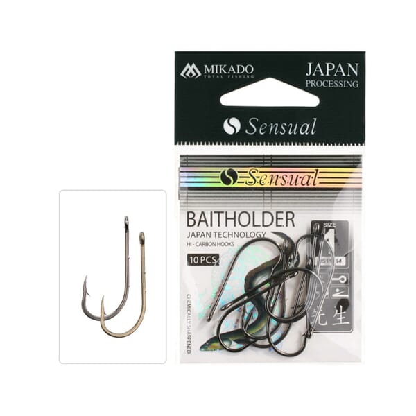 MIKADO HOOK - SENSUAL - BAITHOLDER - PACK OF 10