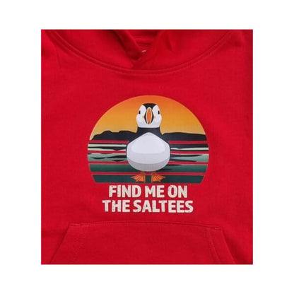 KILMORE QUAY CLOTHING CO. KIDS HOODIE - PUFFIN - RED