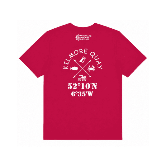 KILMORE QUAY T-SHIRT - UNISEX - ADULT - HOT PINK