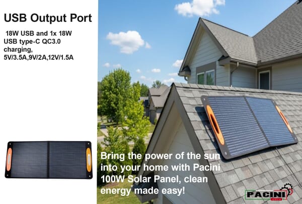 PACINI SOLAR PANEL 100W