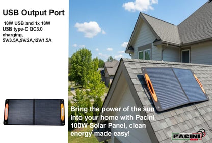 PACINI SOLAR PANEL 100W