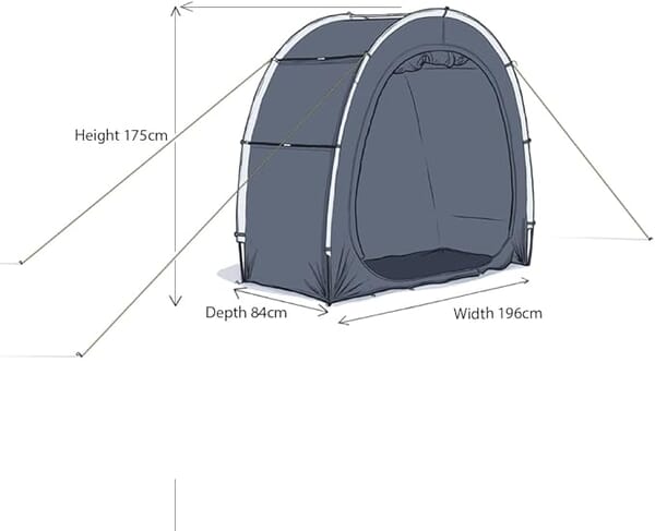 STORAGE TENT FOR CARAVAN/MOTORHOME