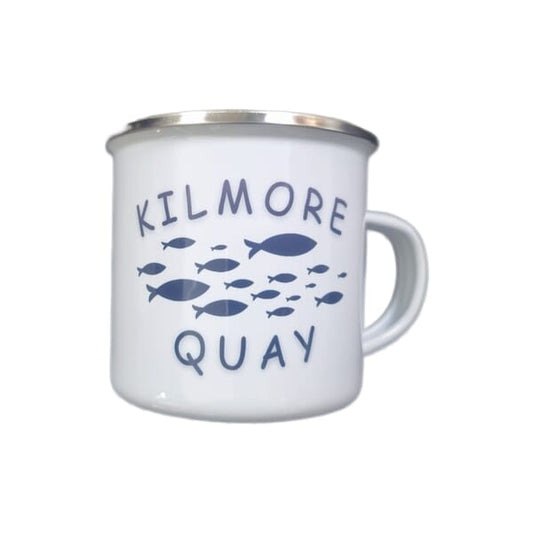 12OZ ENAMEL MUG - FISH PRINT