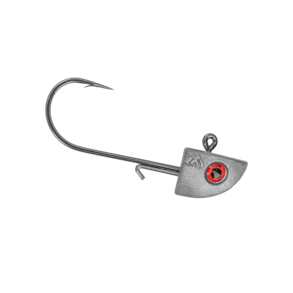 MIKADO JIG HEAD TRIANGULAR JAWS WITH EYELET 10G 3PACK BLACK NICKEL