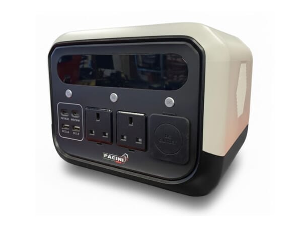 Pacini Portable Power Station Capacity 512Wh, 2 outlets,700W