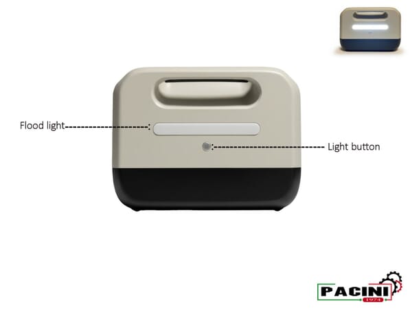Pacini Portable Power Station Capacity 512Wh, 2 outlets,700W