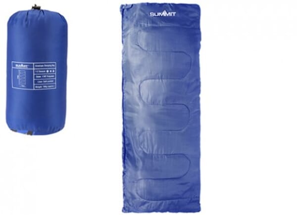 SUMMIT TREKKER ENVELOPE SLEEPING BAG - 1-2 SEASON - ADULT