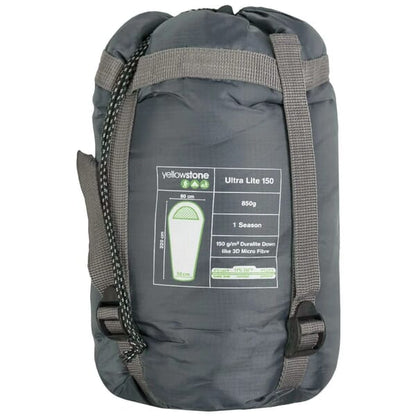 YELLOWSTONE ULTRA LITE 150 MUMMY SLEEPING BAG - 1 SEASON