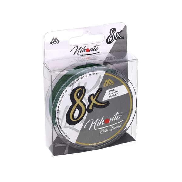 MIKADO BRAIDED LINE - NIHONTO OCTA BRAID - GREEN - PER SPOOL