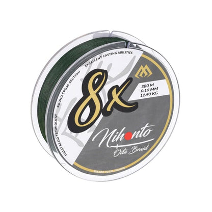 MIKADO BRAIDED LINE - NIHONTO OCTA BRAID - GREEN - PER SPOOL