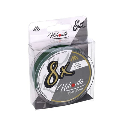 MIKADO BRAIDED LINE - NIHONTO OCTA BRAID - GREEN - PER SPOOL