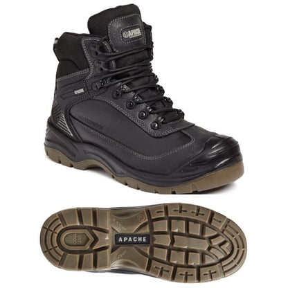 APACHE RANGER WATERPROOF SAFETY HIKING BOOT S3 WR BLACK