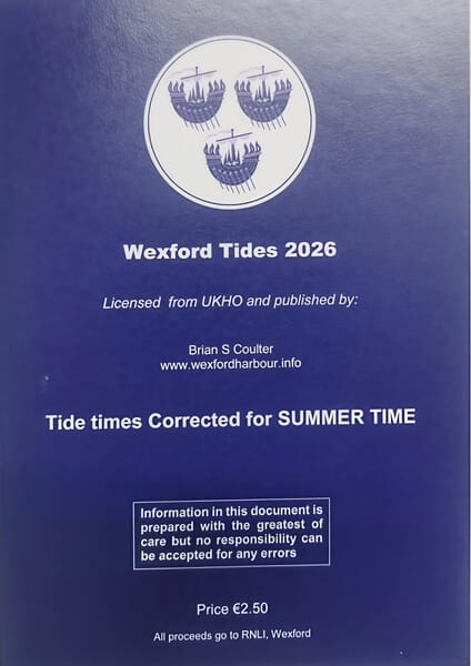 Wexford Harbour Tide Table 2026