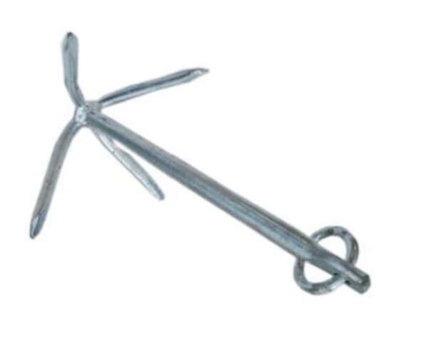 Galvanised 4 Prong Anchor / Grapnel