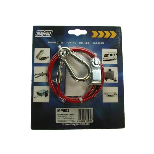 Breakaway Cable 1Mtr X 3Mm W/Clevis