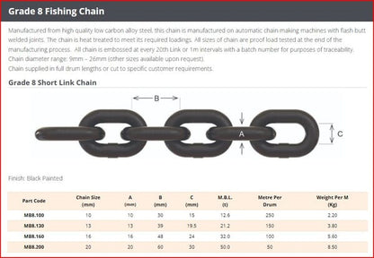 Yellow Chain Links G80 Pn20-13