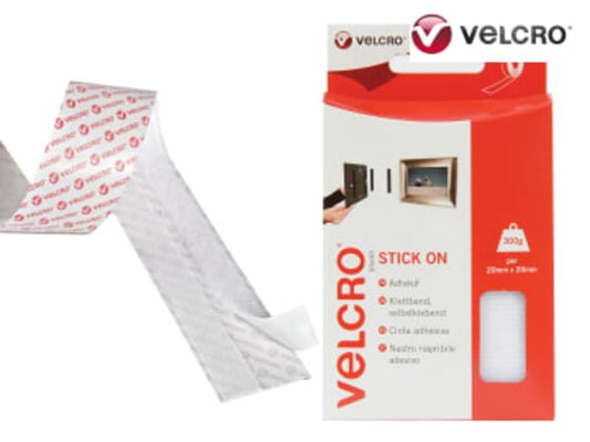 Velcro Stick-On Tape 20Mmx1Mtr