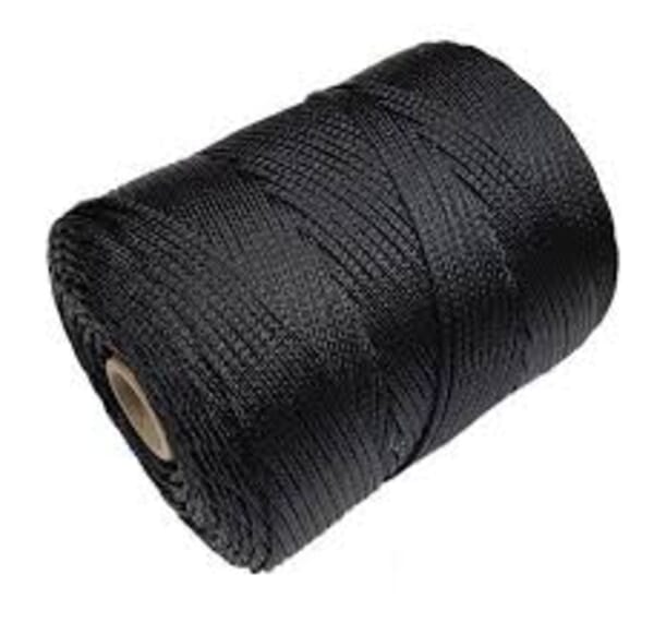 Twine Black 5mm Braided PE 2kg