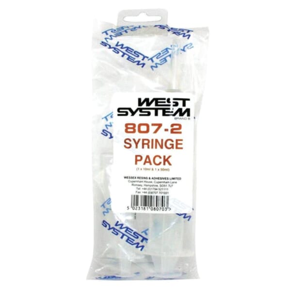 Syringe 2Pk (10cc+50cc) For Epoxy System